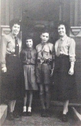 Eileen with her siblings Fran, Jim and Marie 
