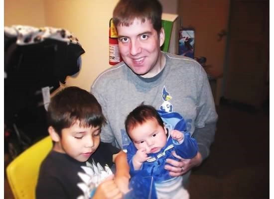 Jackson, Daddy and brother Ambrose