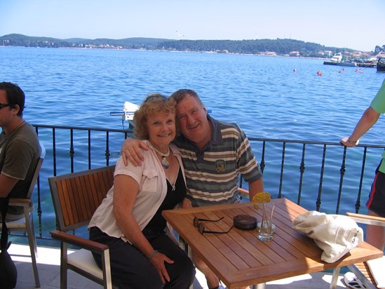 With Jackie in Croatia 2008