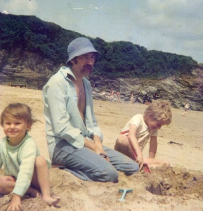 With Chris and Sue on holiday 1979 ish