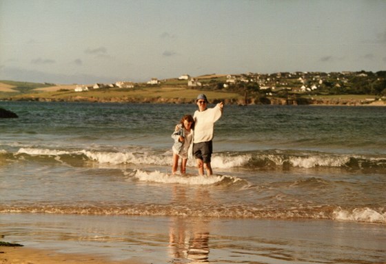 With Sue in Padstow 1985-6