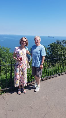 Dan and Anne. Babbacombe 16th July 2023