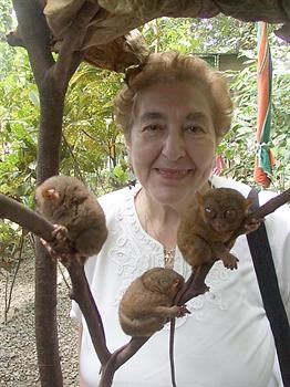 With Tarsiers, Bohol, Philippines 2007