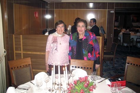 With Anita on Queen Mary 2, May 2008