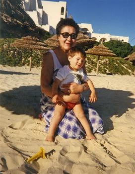 With Edward in Tunisia 1987