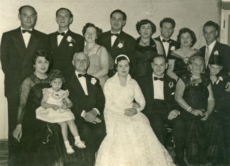 Albert, brother of Sid, Wedding, Circa 1954  