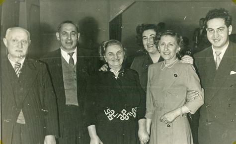 With Parents, at Christian StreetTalmud Torah Chanukah Party (December 1951) 