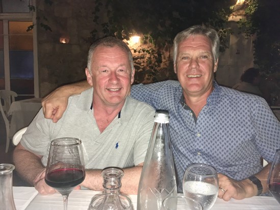 David and Ronald in Crete , October 2018 