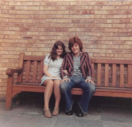 With Stephen in Filey (1974)