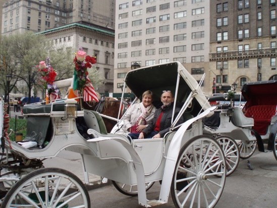 Malcolm and Sue, Central Park, New York, April 2009