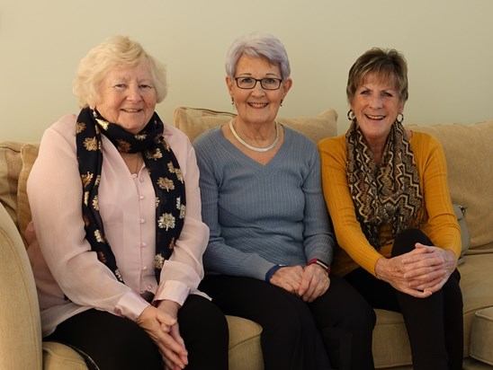 Judy, my Mum and Mabel enjoying their time together