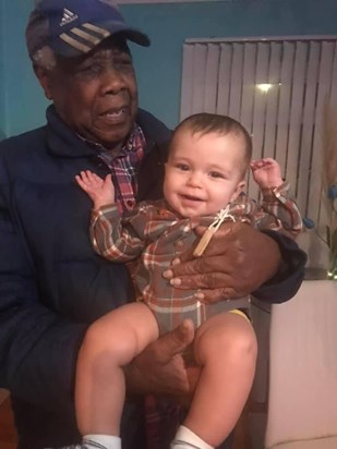 Great Grandad and Raiden 💙