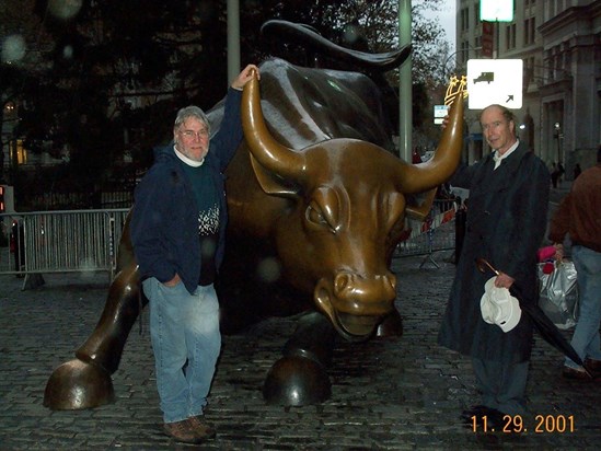 With John Chlupsa on Wall Street - 2001