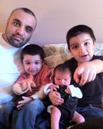 Daddy, Elias, Edrees and Ajmal Popal