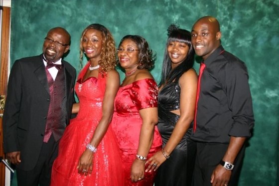 The Owusu family 2009 - Lesley's 30th