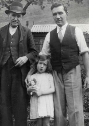 1936 circa grandpa Hobbs and Dad