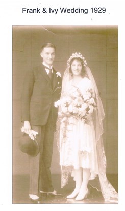 Wedding of Frank and Ivy, 1929