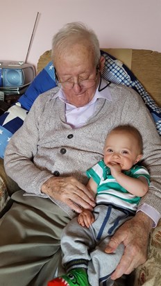 With great grandson Will