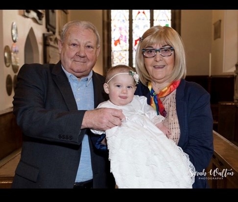 Grandma grandad and Florence 