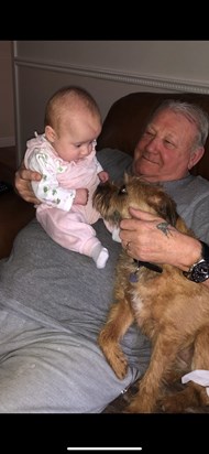 Delilah and grandads first picture together ❤️