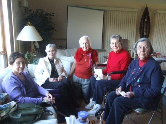 Anne's Zion church friends (Elsie Ruppert, Linda Blohm, Harrient Dearborn and ???)