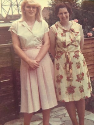 Me and Mum mid to late 70's