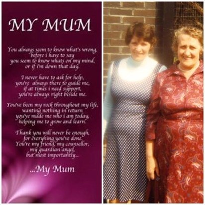 My 2 special Ladies my wonderful Mum and Nan Love and miss you both xx
