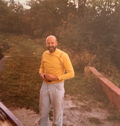 John on a canal boat holiday