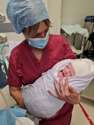 Birth of her second grandson