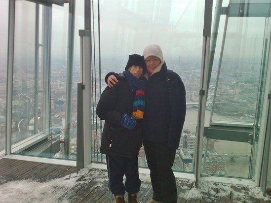 2013-03-25 Mums birthday on top of the world at the London Shard xxx