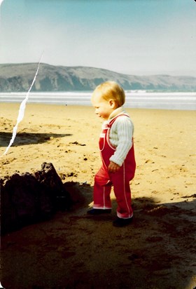 Pip on the beach