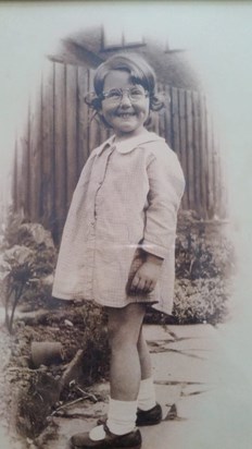 Margaret as a little girl