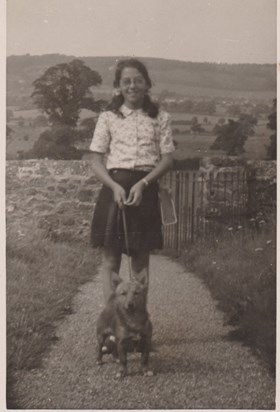 Margaret and her dog Rikki