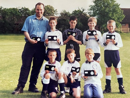 Loddon Valley Rangers - Alex is furthest right in the back row.
