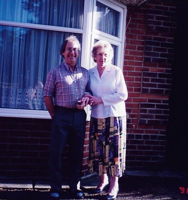 Dave and Ruth at Maxwell Road, Bournemouth