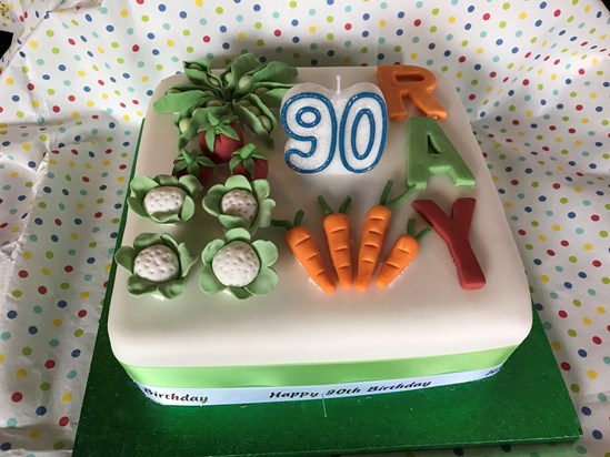Ray's 90th Birthday cake
