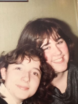 Clare & Maria C at MW's 18th Jan 1984