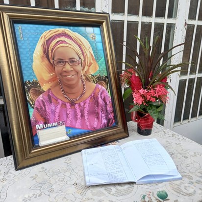 Grandma Adeniyi condolence Register