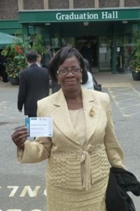 Grandma at her Grand-Daughter's graduation