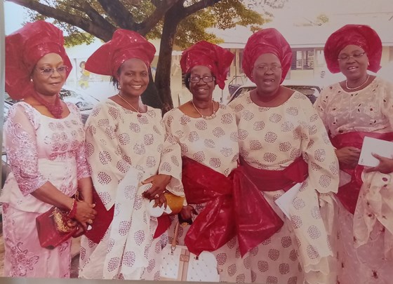 Grandma with Oritamefa Sisters