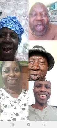 190920 Video call with family