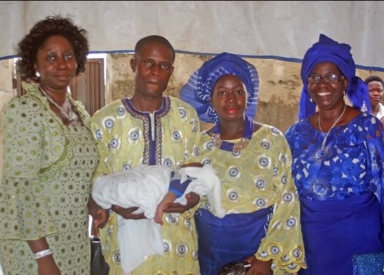 Naming ceremony of Omoniyi baby