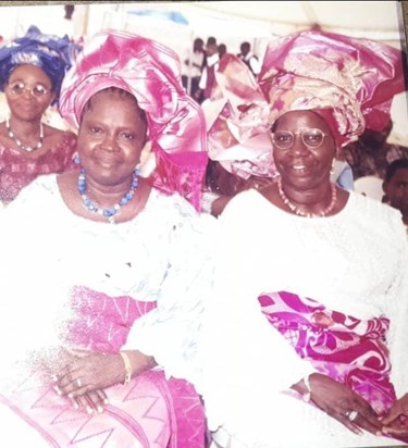 Mrs Aiyepeku and Grandma