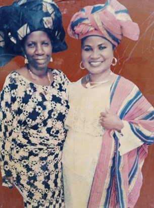 Grandma and auntie Bola Fadayomi