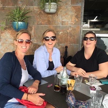 Cath and Clare at our favourite restaurant whilst visiting Jenny in Tenerife. 