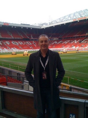 Dad at Old Trafford - 2010
