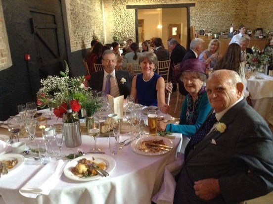 From Lyn, at Lucy & James' wedding