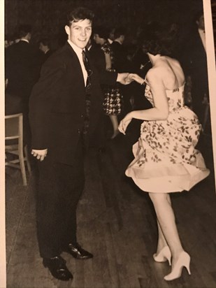 Mum and Dad at a dance 