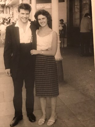 Mum and dad at the seaside 