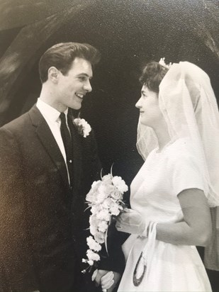 Mum and dad on their Wedding Day  